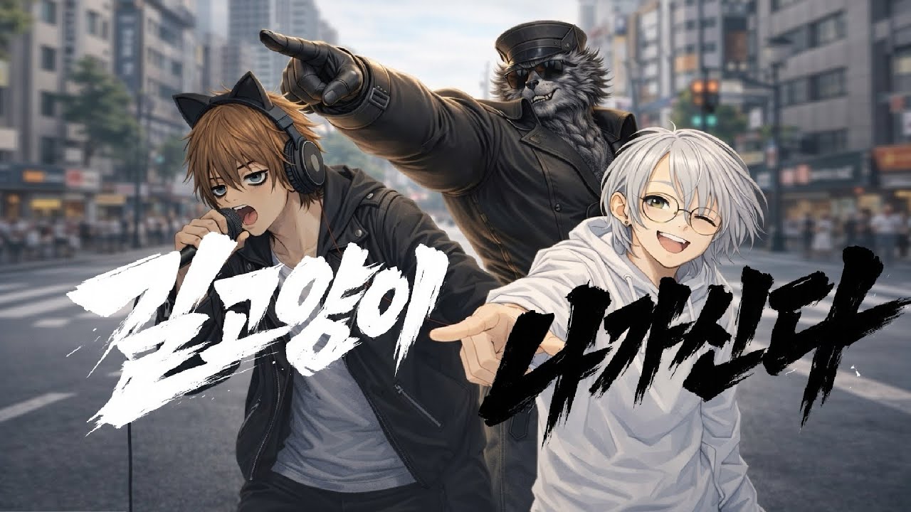 [랩,힙합] 길고양이 나가신다 | 고독이 아니라 고고한 나너우리.