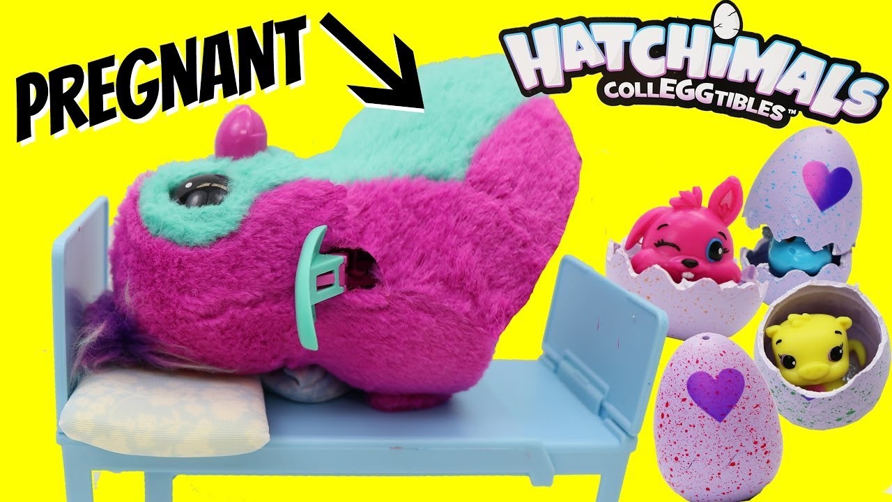 NEW - Hatchimals Mama & BABY BIRTH of Hatchimals CollEGGtibles Tiny Color Change Surprise Eggs Toys