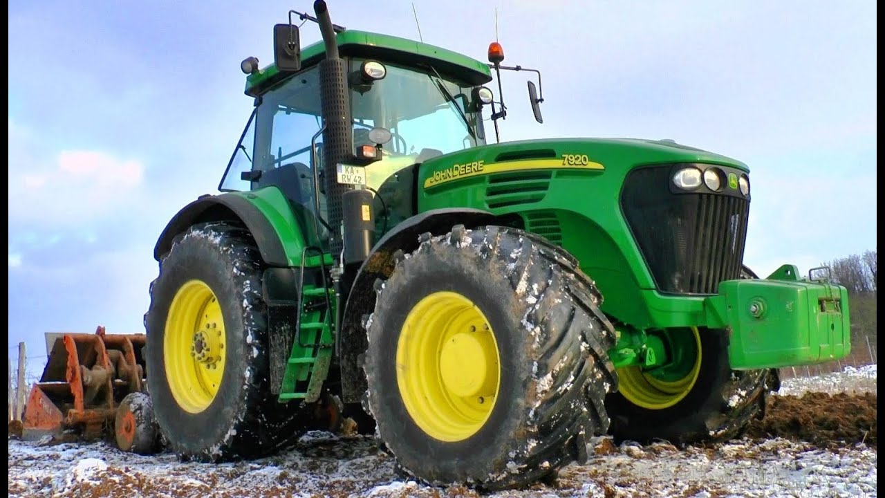 John Deere 7920 Tiefspaten / Rigolen [LU Wendt] 1080p FullHD