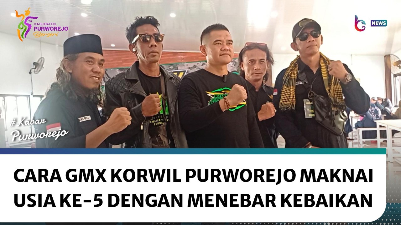 Peringati HUT ke 5, GMX Purworejo Salurkan Donasi Kemanusiaan dan Santuni Anak Yatim