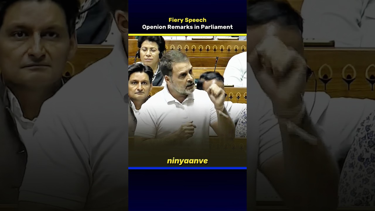 Rahul Gandhi opening remarks in Parliament | Fiery Speech | Direct News