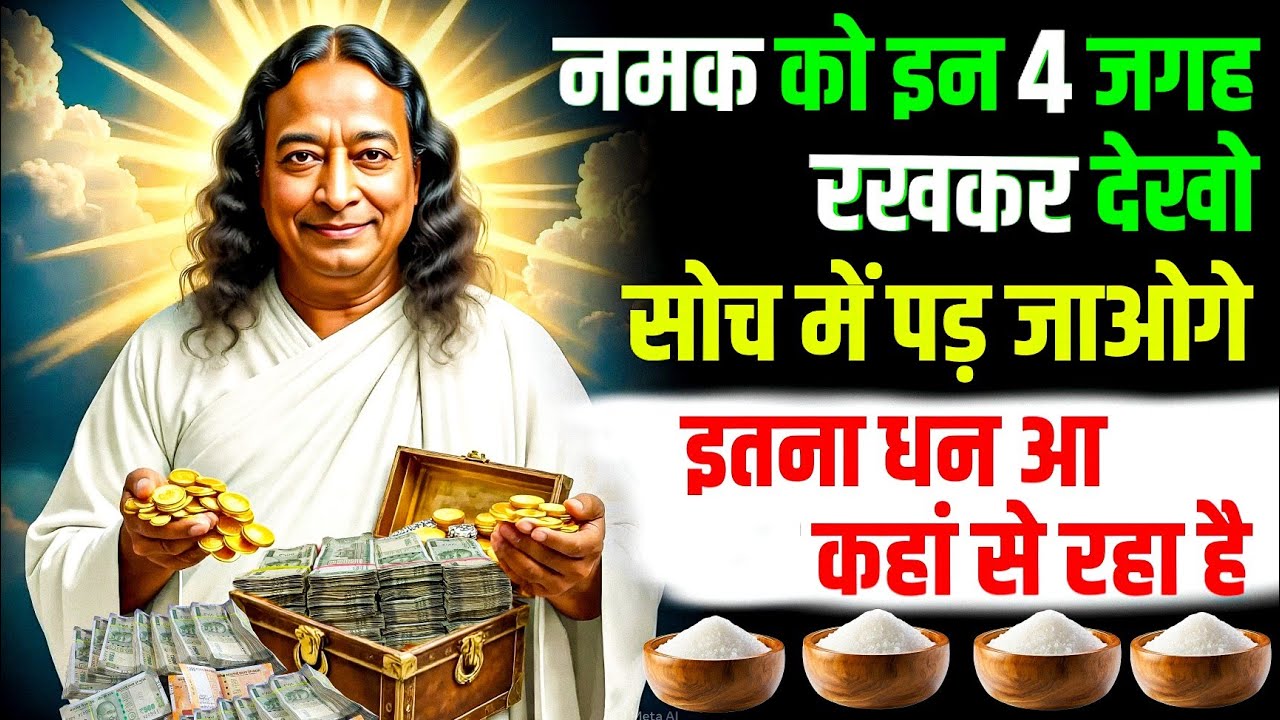 नमक और धन का गहरा रिश्ता? जानिए 4 खास स्थान और रहस्य / करोड़पति बनने का रहस्य / paramhans yogananda