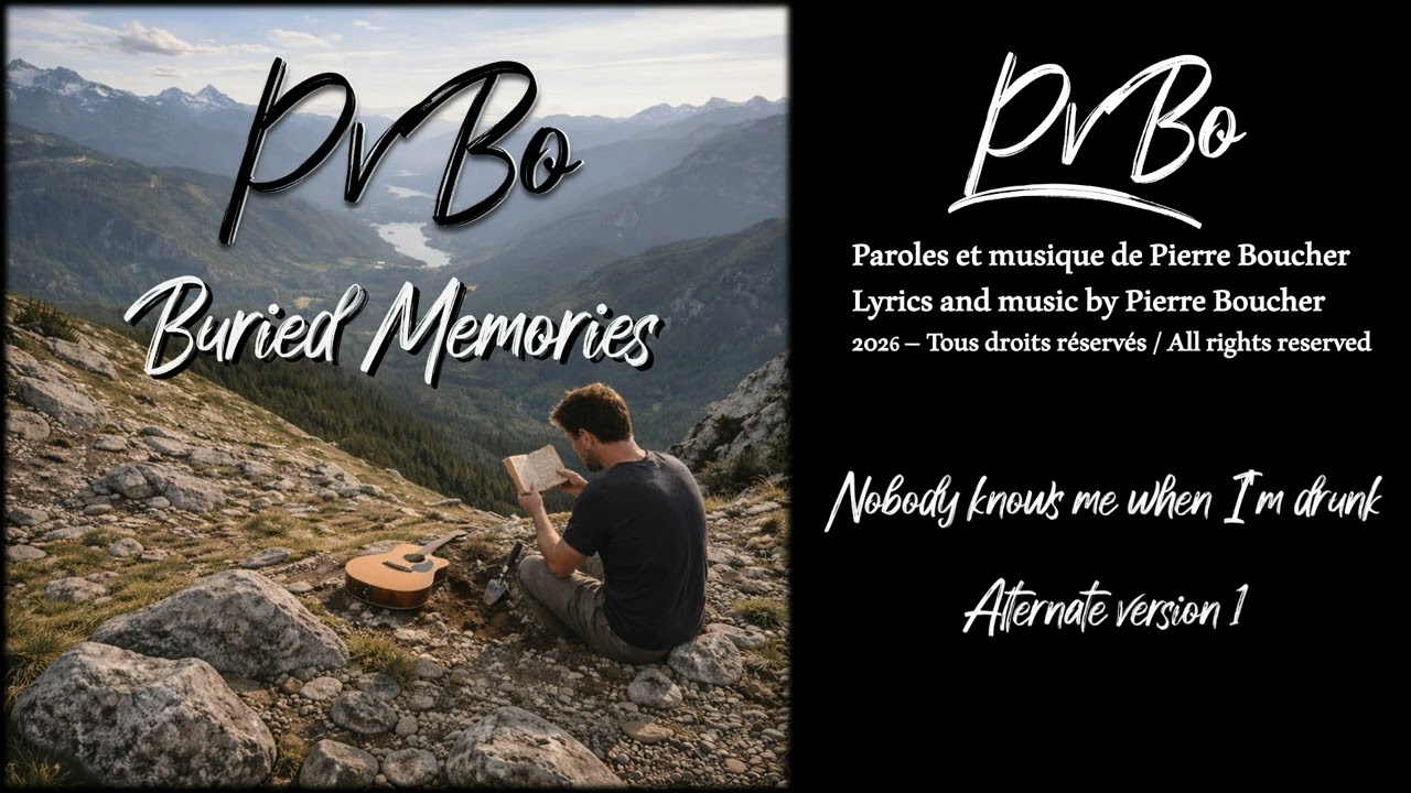 Buried Memories  - Nobody knows me when I'm drunk - alternate version 1 (Official audio)