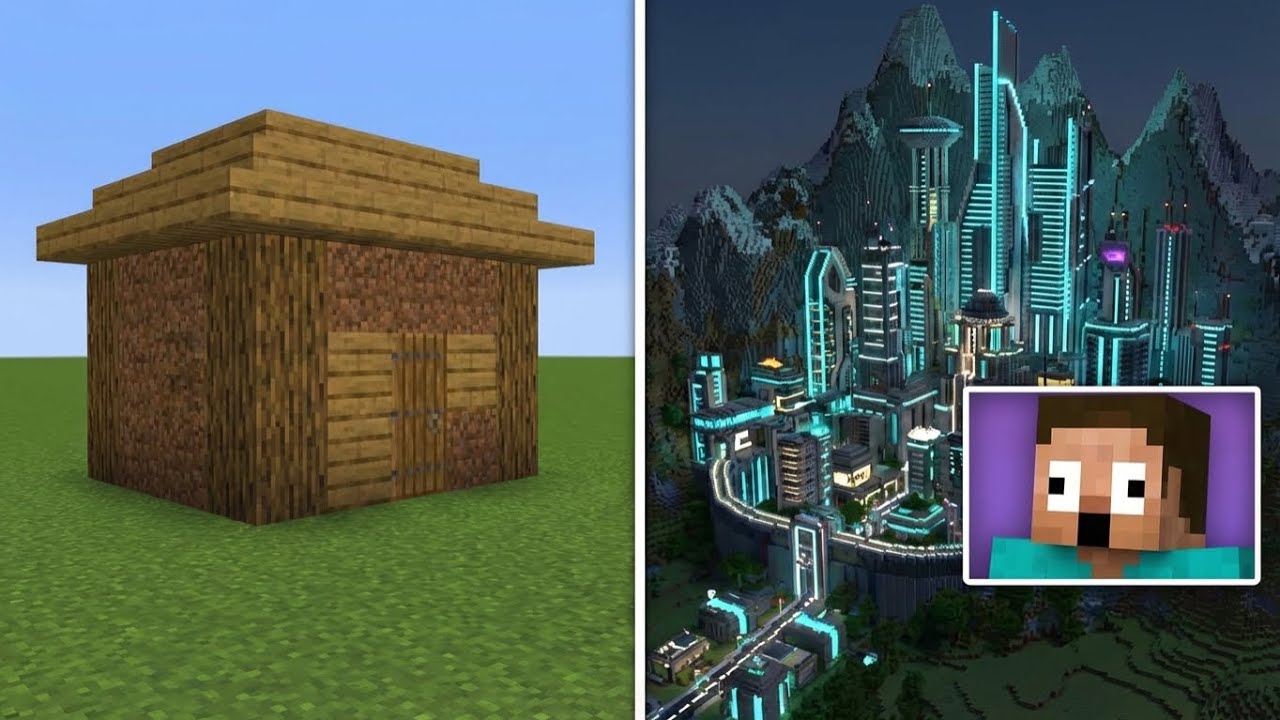 Minecraft under water building..