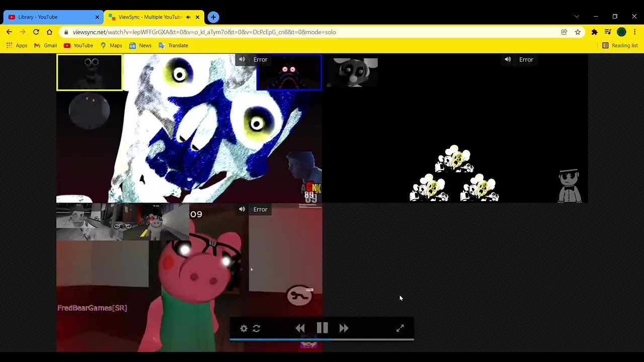 Tubbyland returns vs FNATI franchive vs Roblox piggy has a sparta megrim remix