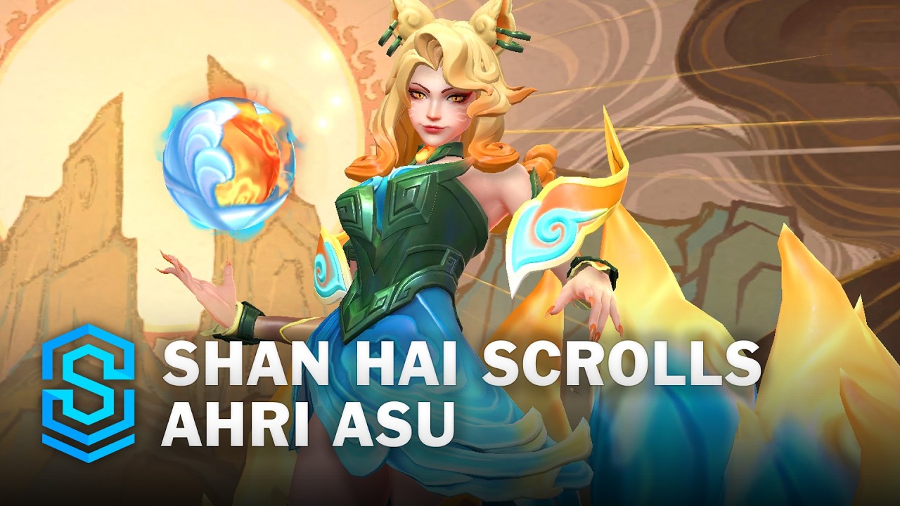 Shan Hai Scrolls Ahri ASU Wild Rift Skin Spotlight