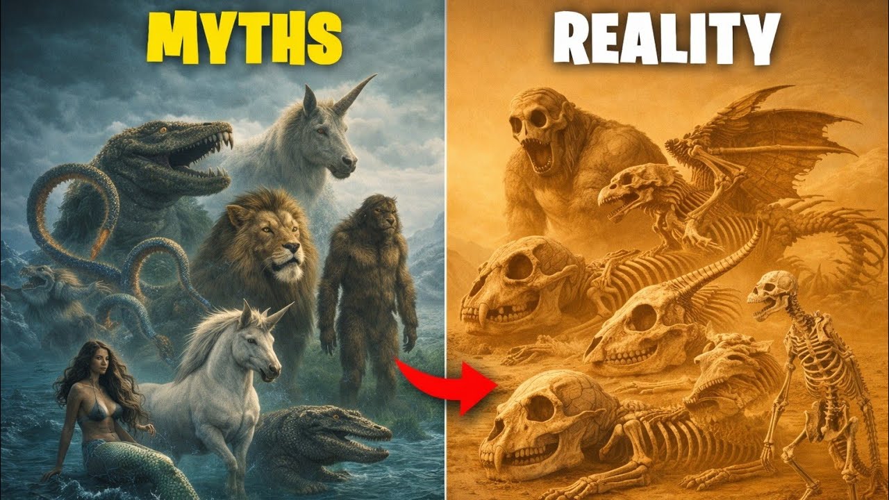 7 Mythical Creatures That Actually Existed in Real Life 