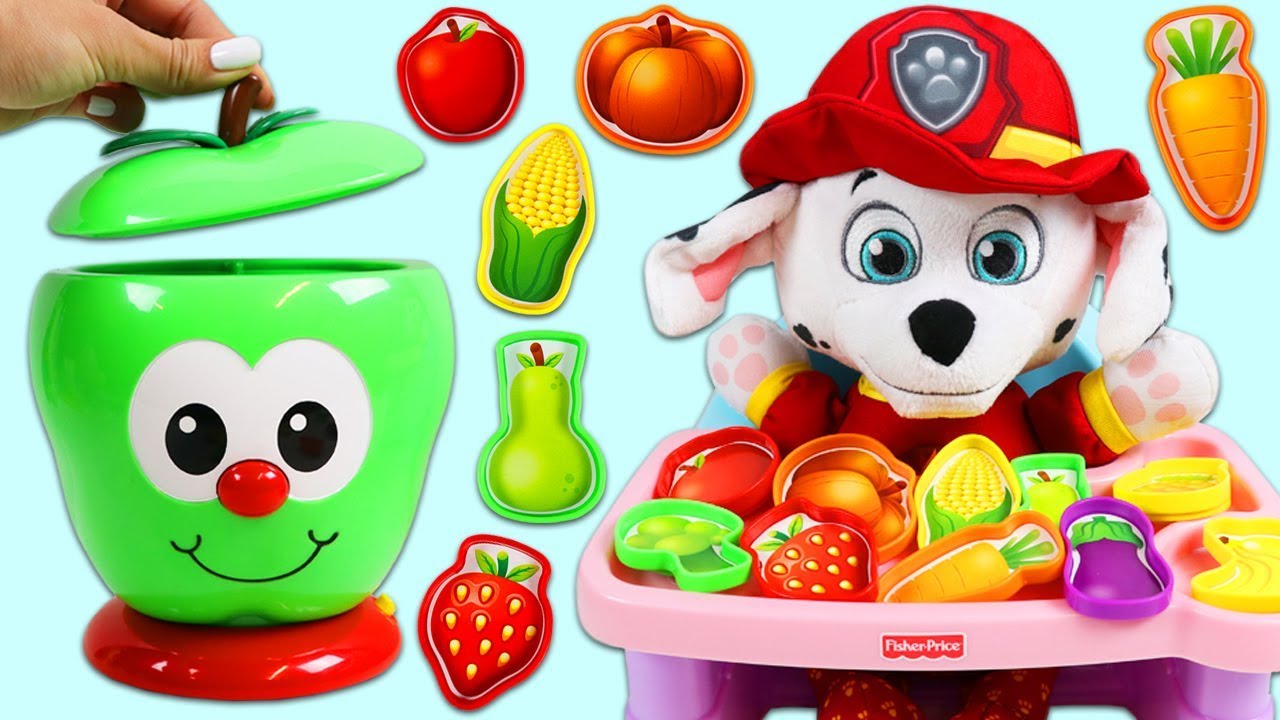 Paw Patrol Marshall Learns with Talking Fruit Jar!