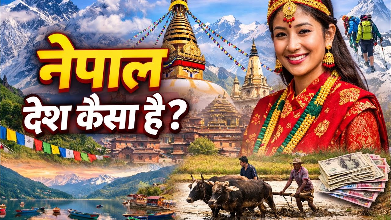 नेपाल देश कैसा है? | Nepal Country Facts, Economy, People & Beautiful Himalaya