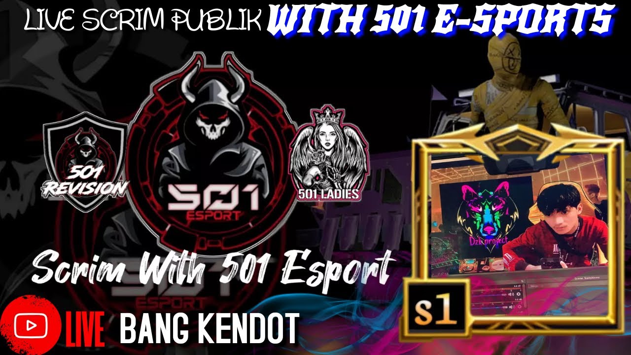 LIVE SCRIM PUBG | WITH 501 E-SPORTS #pubg #scrimpubgmobile