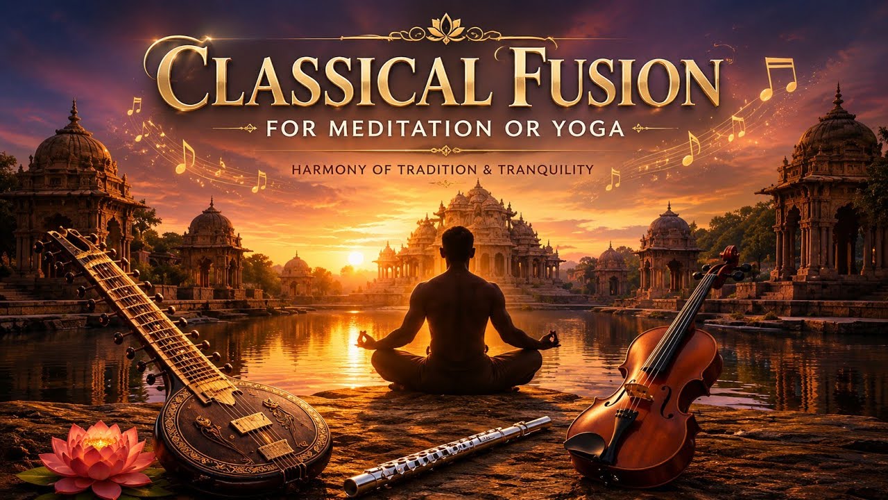 Soothing Flute & Sitar Fusion | Classical Music for Yoga, Meditation & Sleep