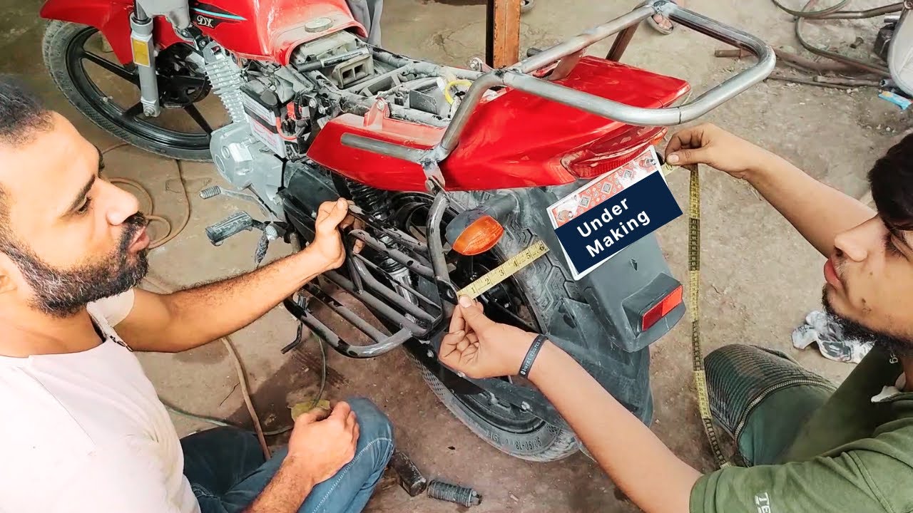 How to Make a Motorcycle Luggage Rack | Build Your Own Motorcycle Luggage Rack | Under Making