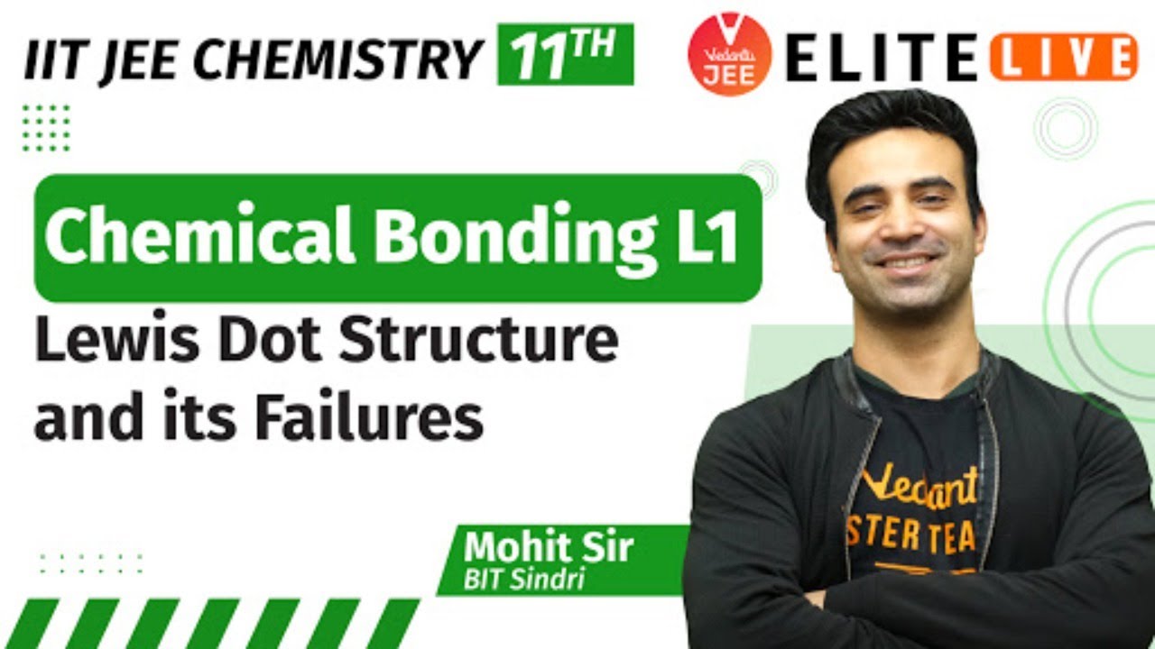 Chemical Bonding Class 11| Lecture 1 |JEE Main | JEE Advanced |Mohit Ryan sir| Vedantu