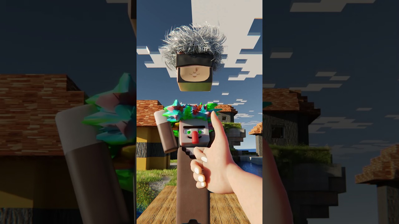 Minecraft RTX: Gojo Satoru POV #shorts