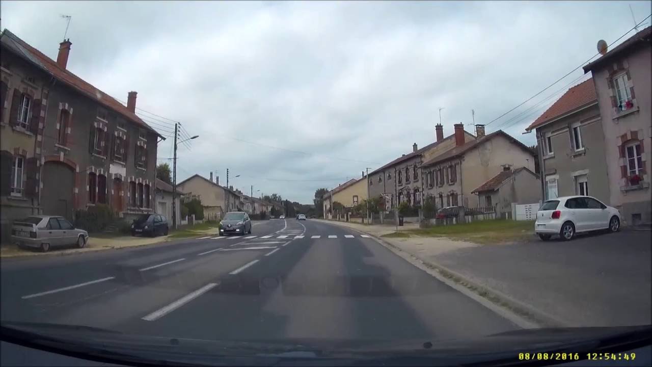 Villages de Meuse avant Verdun - bataille de Verdun Dashcam France tourisme
