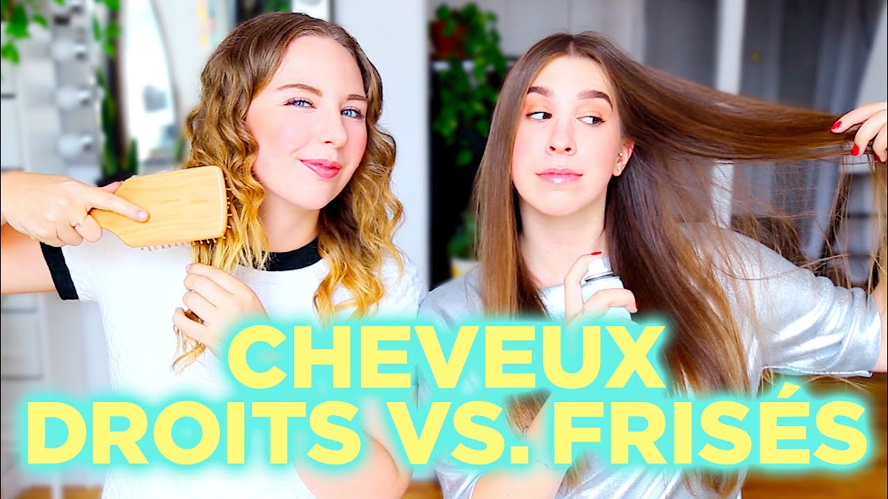 ROUTINE DE CHEVEUX - DROITS VS. FRIS&Eacute;S | 2e peau