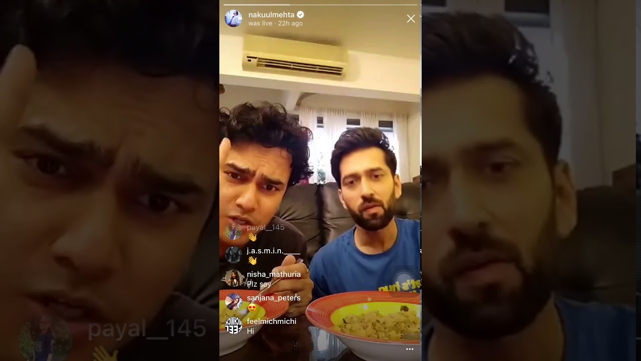 nakuul mehta and alex 's insta live part 2