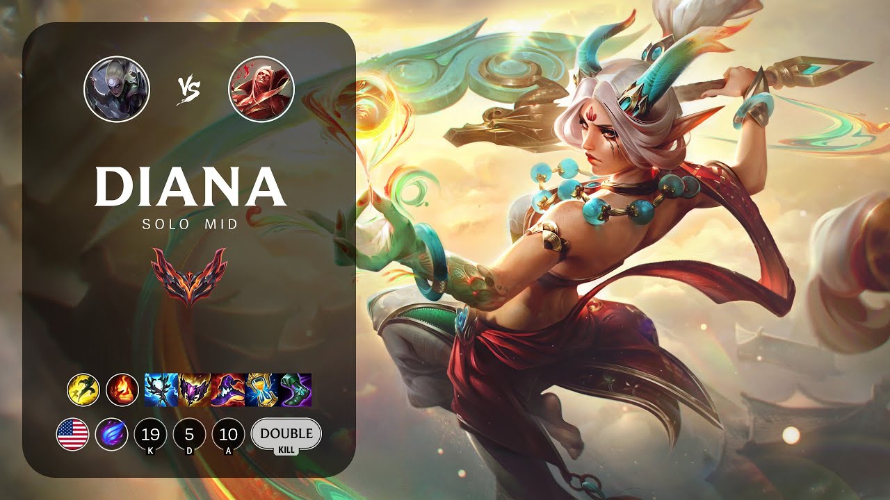 Diana Mid vs Vladimir - NA Grandmaster Patch 14.3