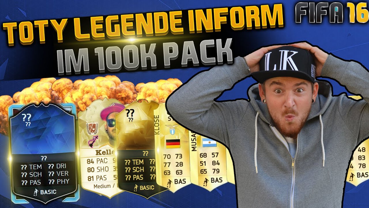 TOTY AND LEGEND IN 1 PACK OMFG | BEST PACK EVER !!!!!! FIFA 16 100K SETS