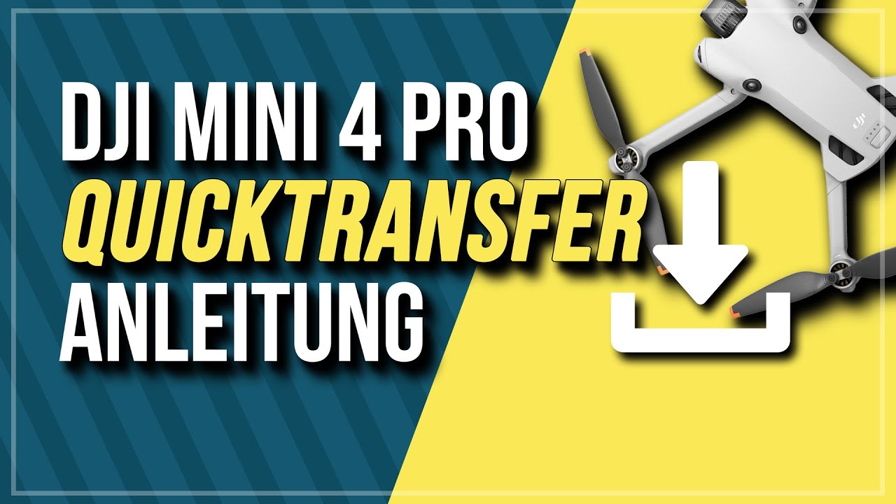 DJI Mini 4 Pro Quicktransfer: So kopierst Du Fotos und Videos auf Dein Android Smartphone Anleitung
