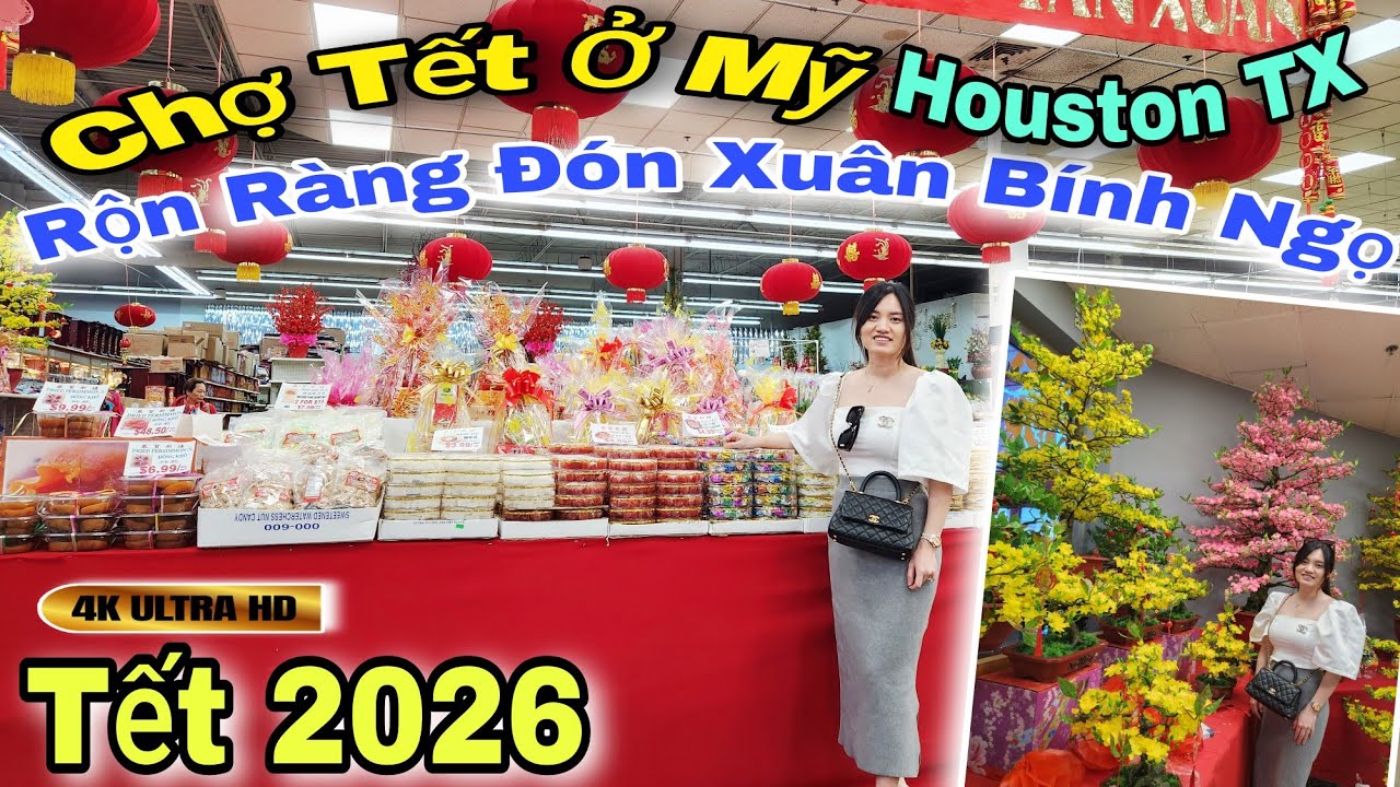 Tết Xuân 2026 | Chợ Tết Của Người Việt Ở Mỹ Rộn Ràng Đón Xuân