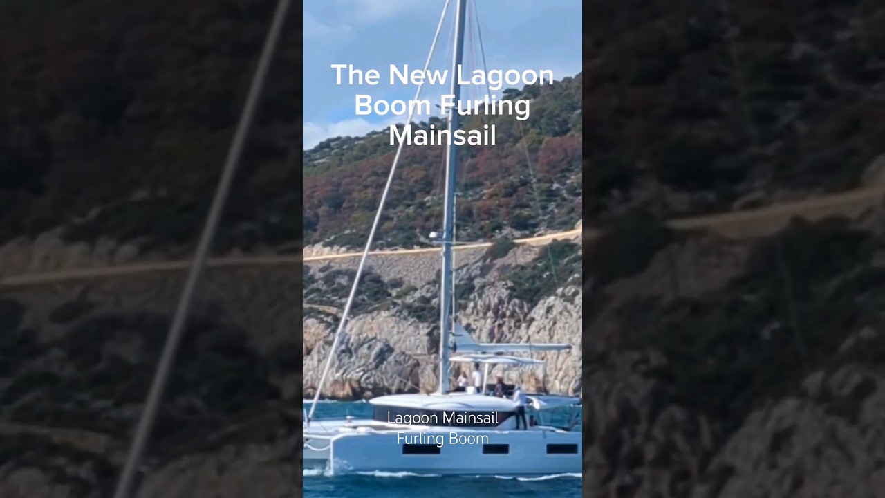 Lagoon Mainsail Furling Boom #sailing