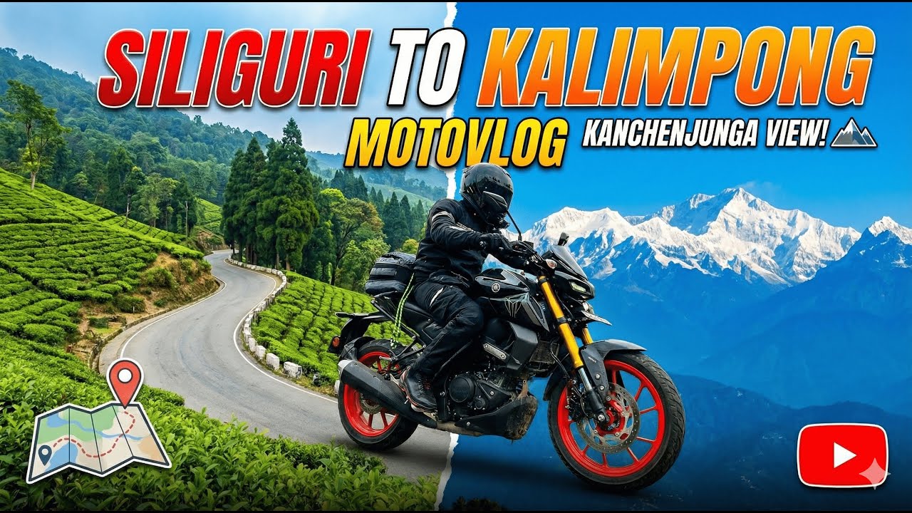 Siliguri to Kalimpong by Bike | Best Kanchenjunga View | North Bengal Winter Ride