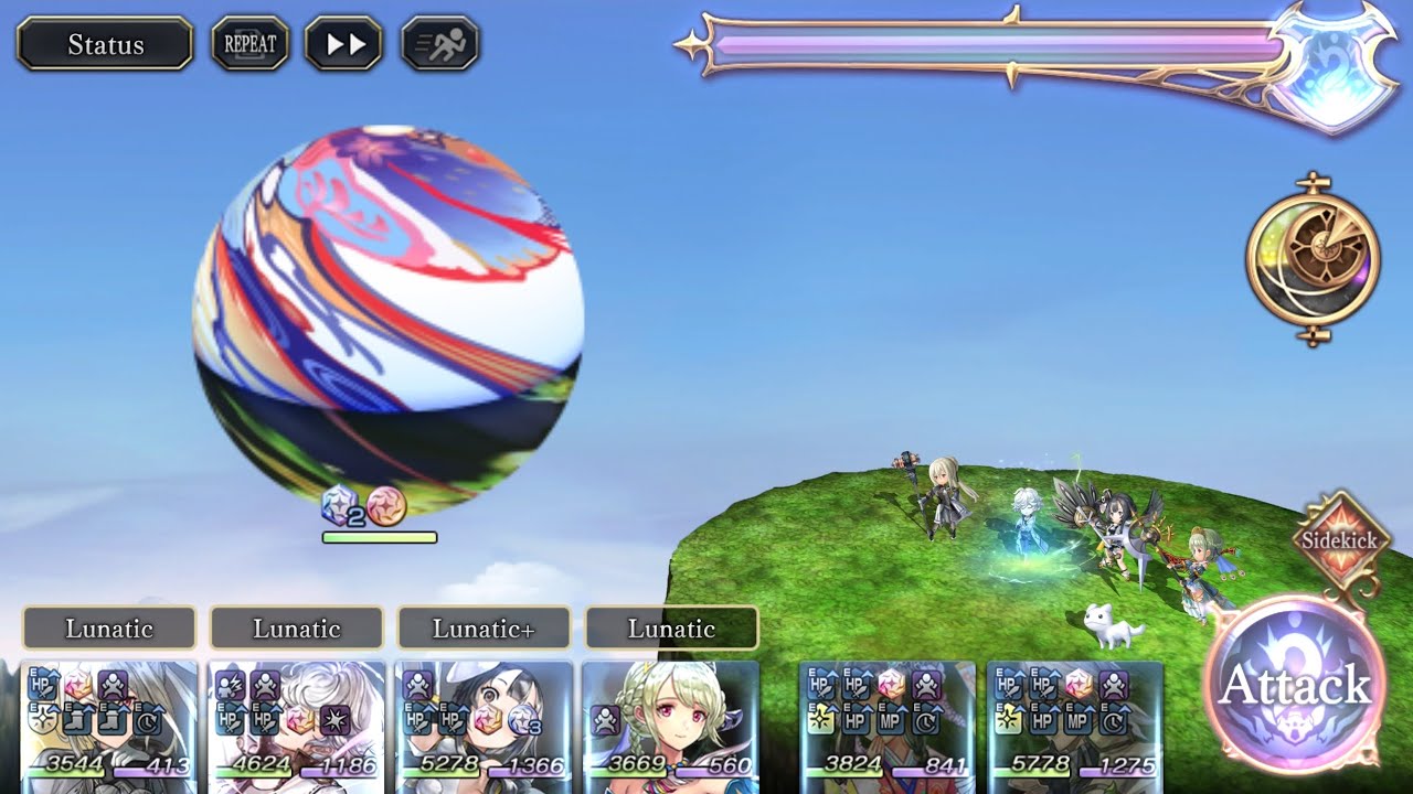 Another Eden: Ozma vs Magic Thunder Team (No Monster Gifts)