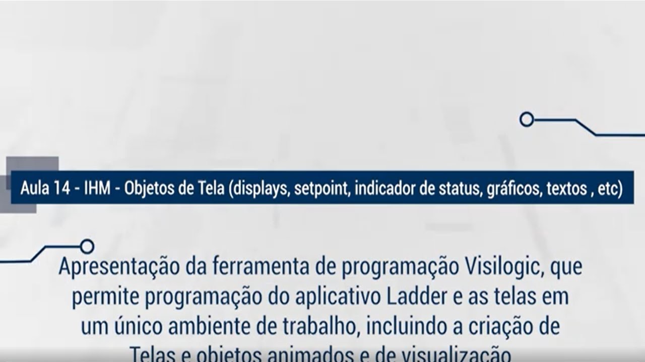 SAMBA: Fam&iacute;lia de CLPs com IHM Incorporada -AULA 14 (Objetos de Tela)