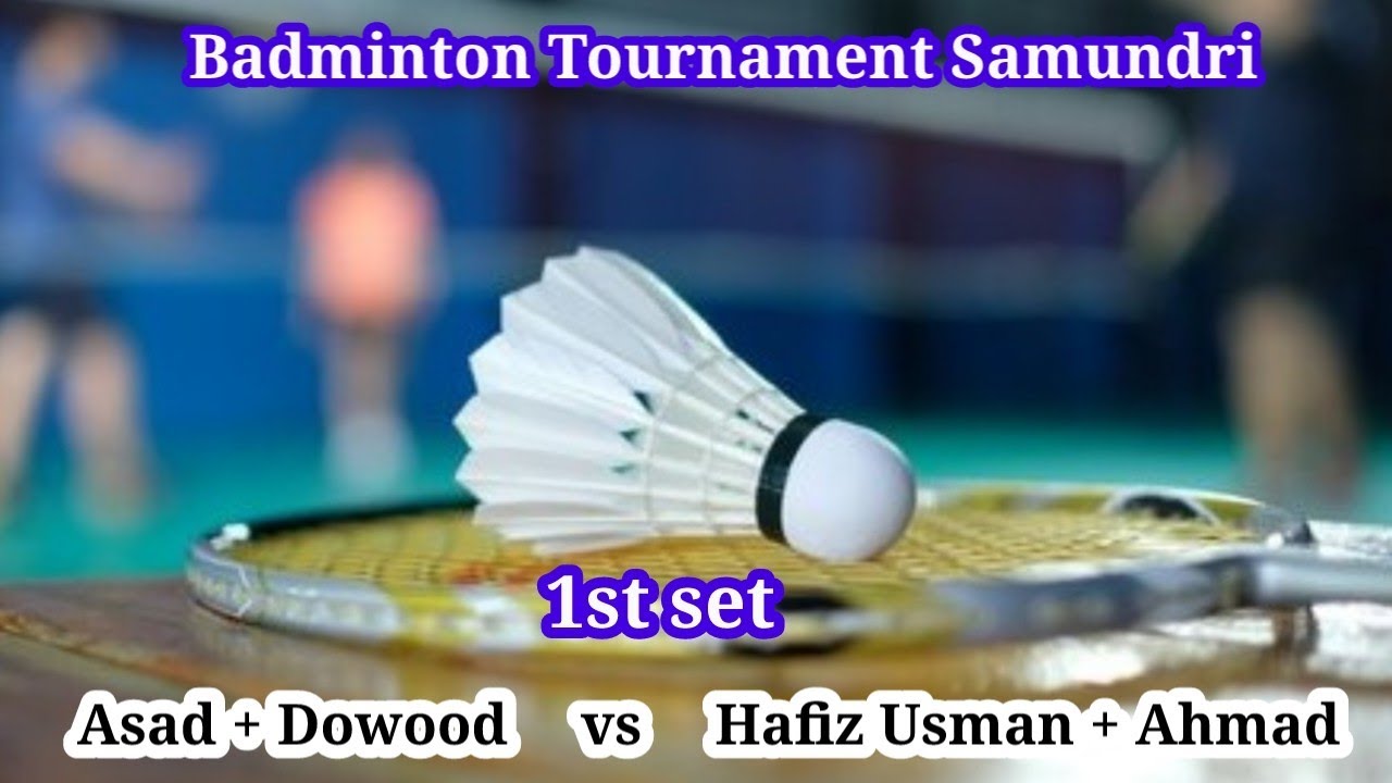 Local badminton tournament | Asad & Dawod vs Hafiz Usman & Ahmad | #badminton 