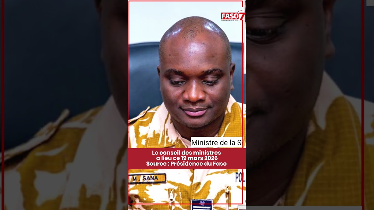 Le Capitaine Ibrahim Traor&eacute; pr&eacute;side le Conseil des ministres ce 19 mars 2026