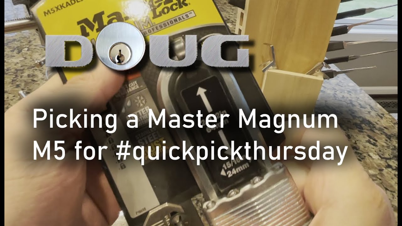 LockPicking a Master Magnum M5 for #quickpickthursday [110]