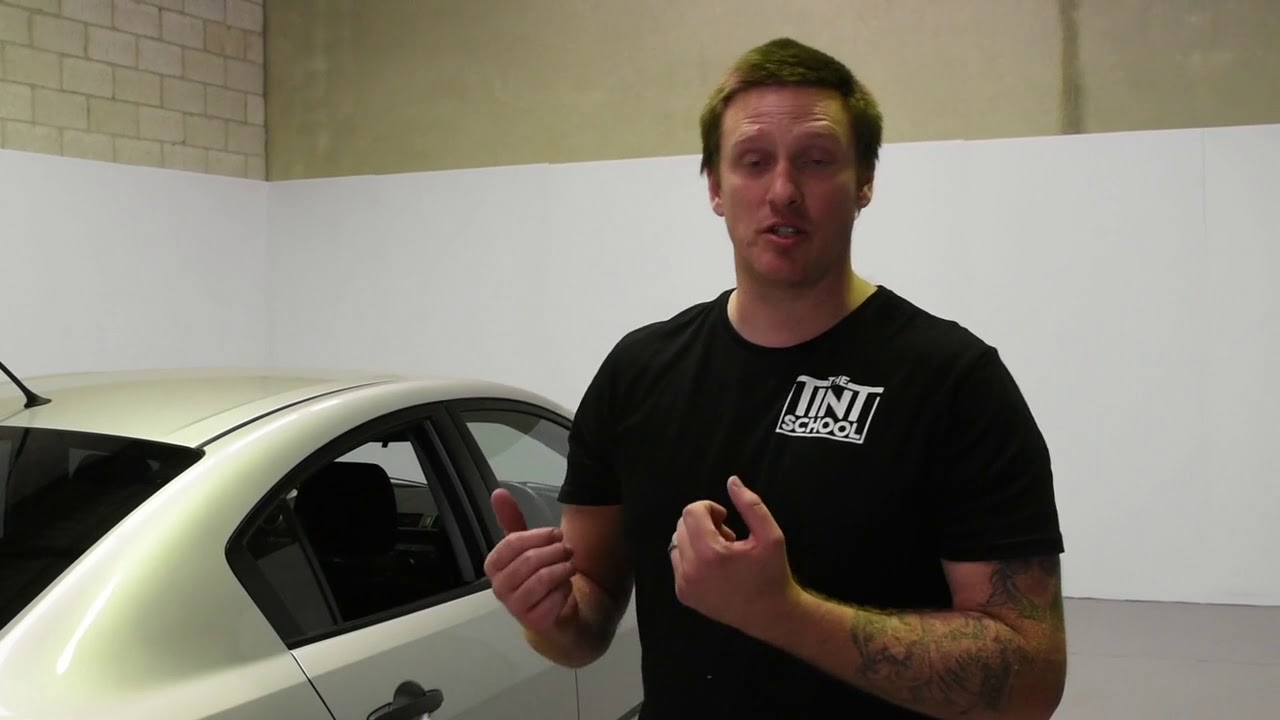 Automotive Vehicle Inspection - When applying window tint film to a car