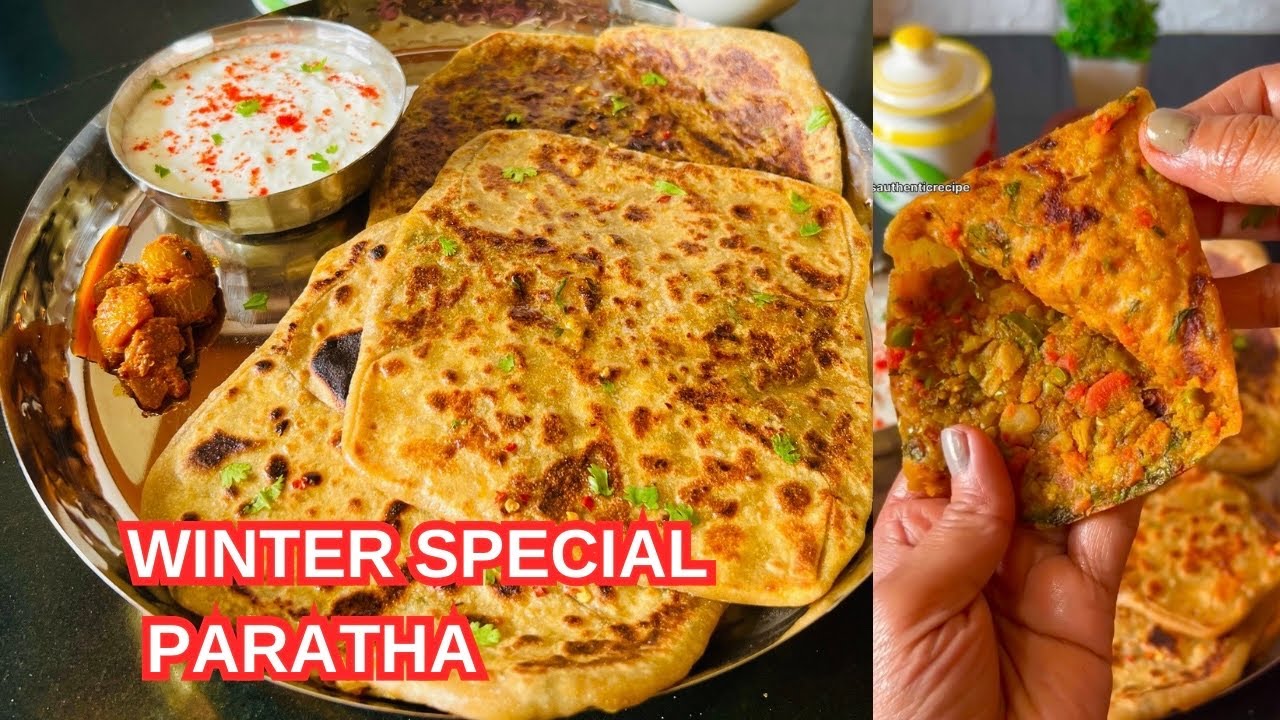 सिर्फ 5 मिनट में बनाएं विंटर स्पेशल पराठा | सर्दियों वाली सब्जियों की झटपट स्टफिंग का तैयार करें