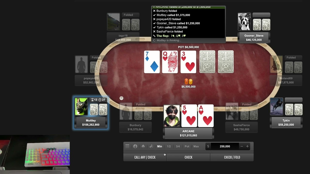 Quads vs Full House Rage - Torn City Poker