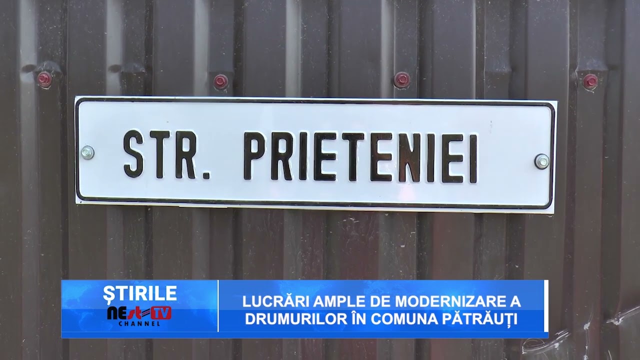 Lucrări ample de modernizare a drumurilor în comuna Pătrăuți