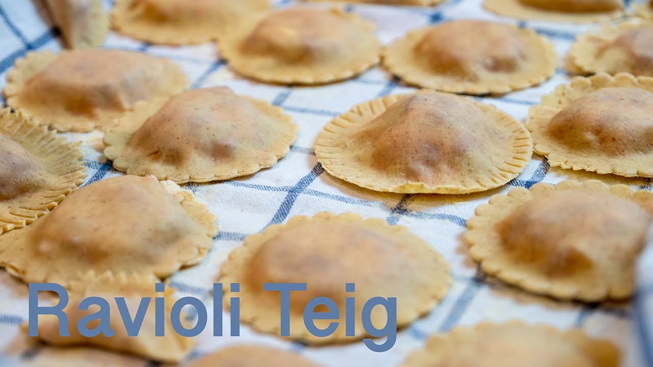 Ravioliteig - original italienische Pasta einfach zuhause selber machen