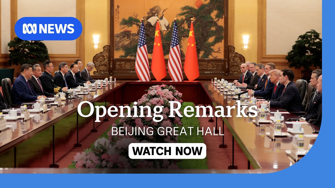 IN FULL: Trump and Xi meet in Beijing's Great Hall | ABC NEWS