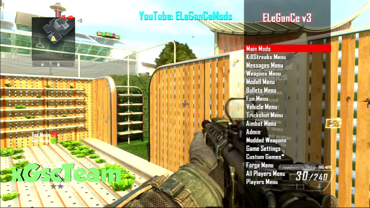 [Bo2/1.19] ELeGanCe v3 GSC Mod menu (Xbox 360/Ps3) With Download Link