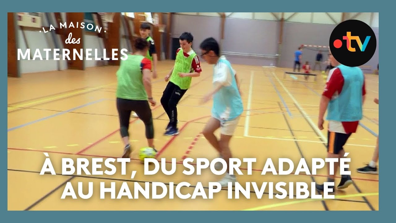 À Brest, du sport adapté au handicap invisible - La Maison des maternelles #LMDM