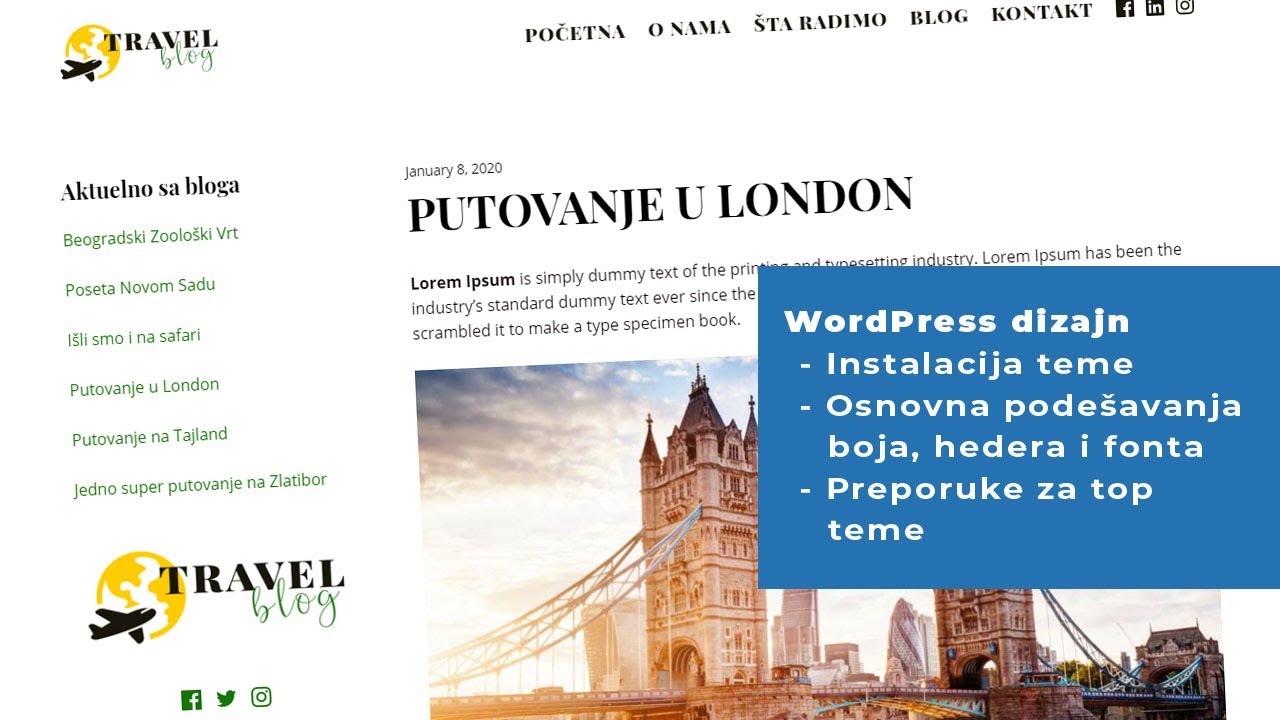 WordPress Teme - Najbolje Teme Instalacija i Podešavanje - free kurs za izradu sajta 2020