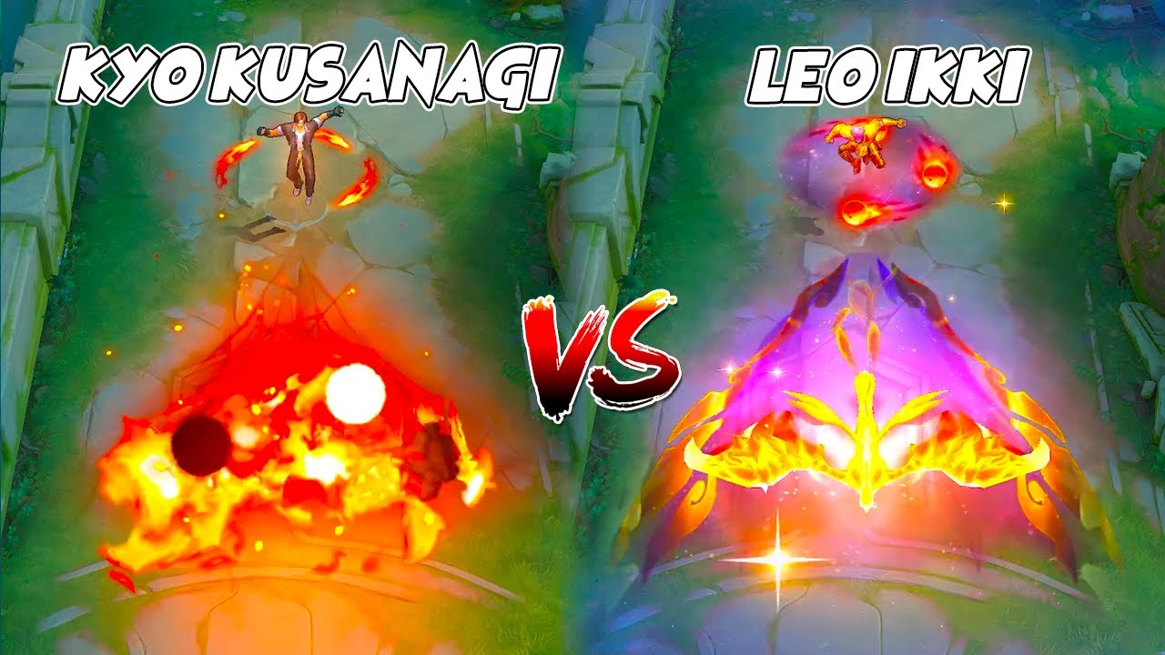 Valir Leo Ikki VS Kyo Kusanagi Skin Comparison