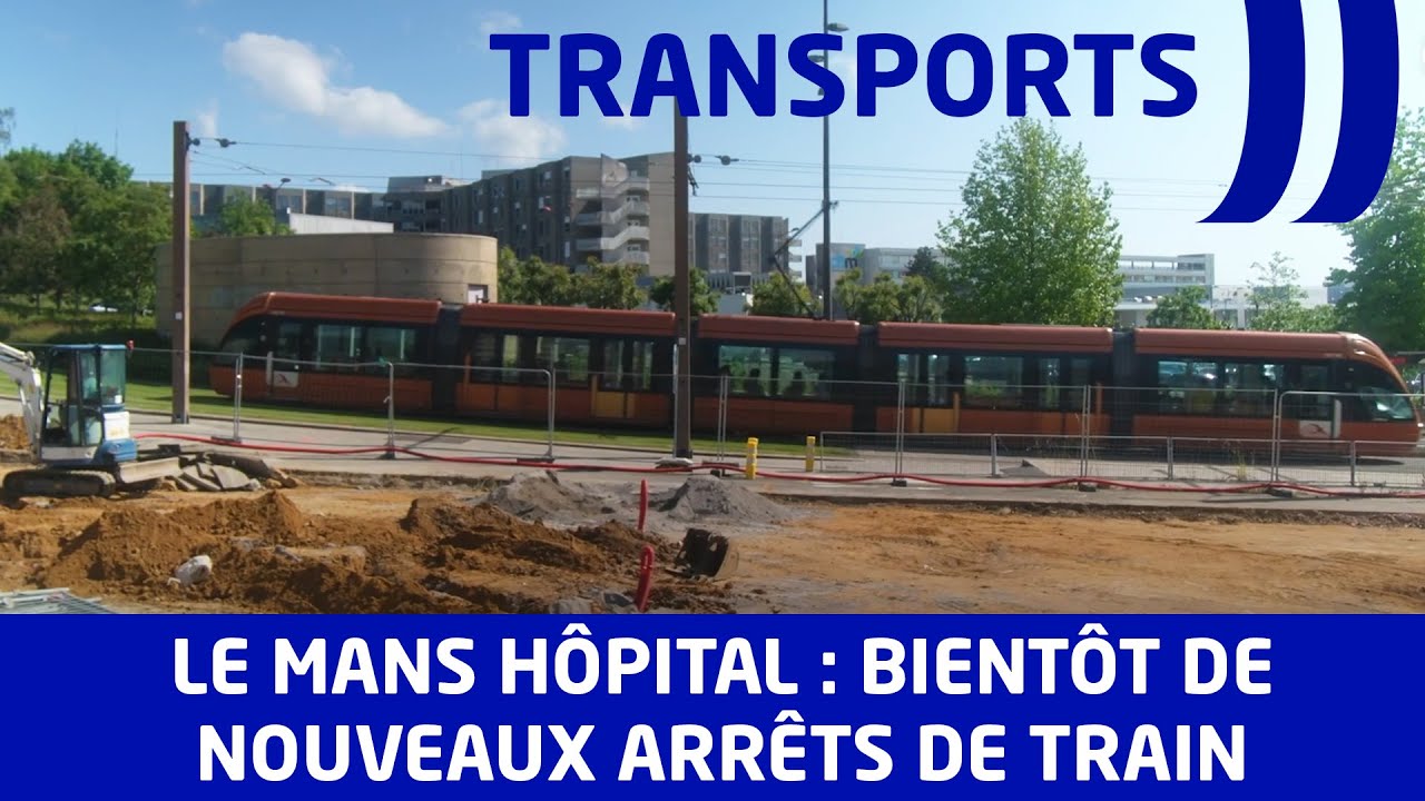 Visite de la future halte ferroviaire du Mans Hôpital (72)