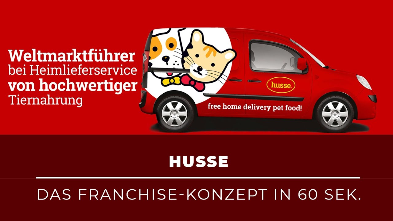 Selbstständig im Tierfutter-Vertrieb - Franchise mit Husse in 60 Sekunden