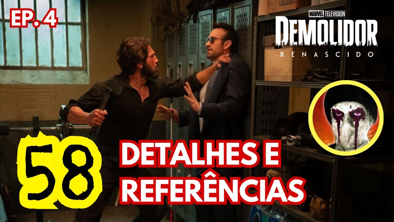 🕶️💥DEMOLIDOR: TODOS OS EASTER EGGS E DETALHES | RETORNO DO DEMÔNIO DE HELL'S KITCHEN! | Ep 4