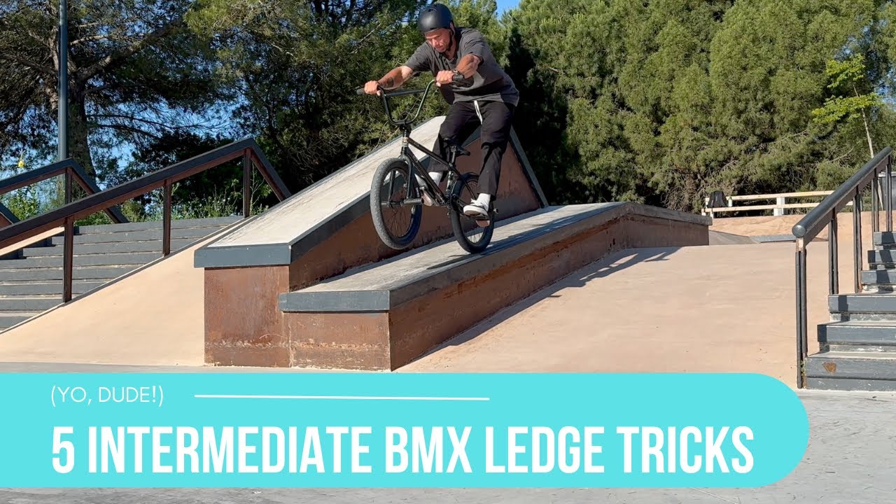 5 Intermediate BMX Ledge Tricks!