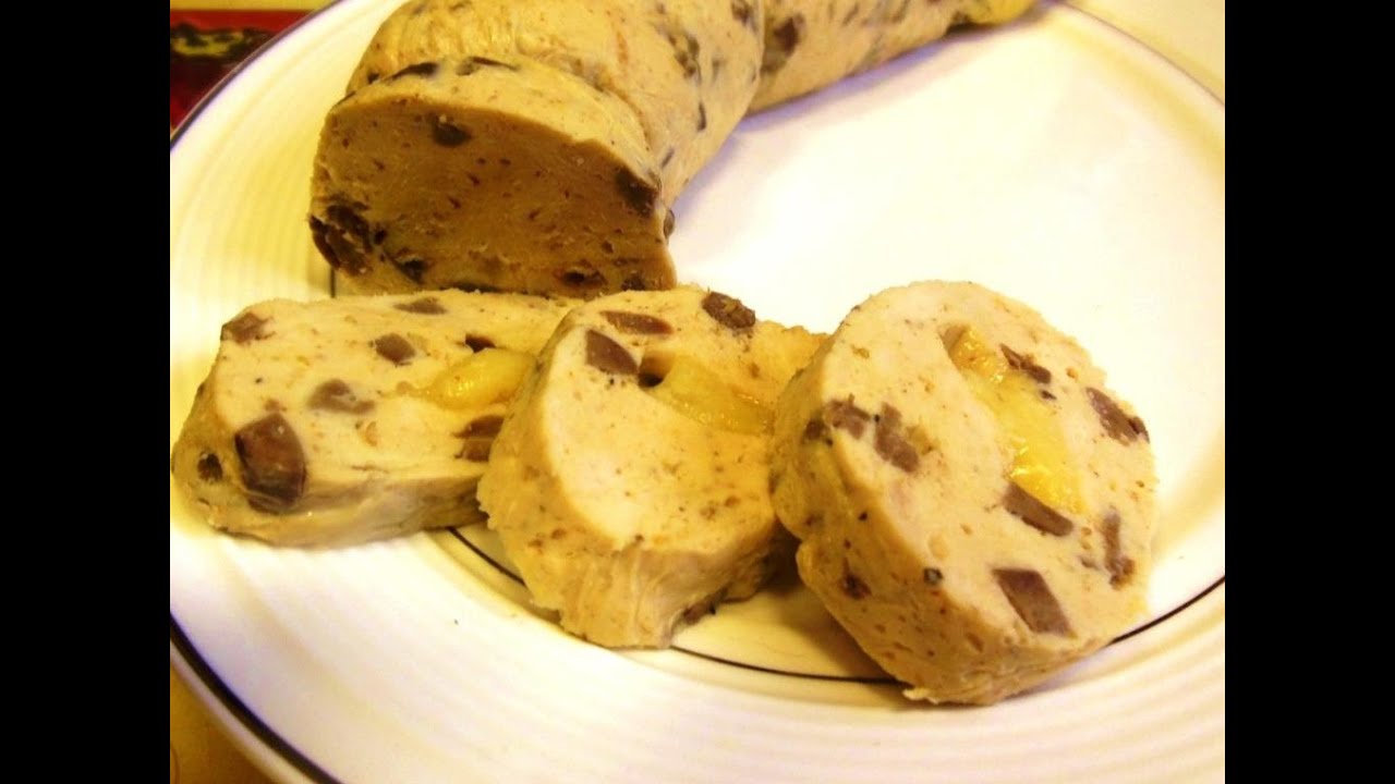 Готовим в Пароварке, Колбаса Куриная с Сердечками, Диетическая Куриная Колбаса