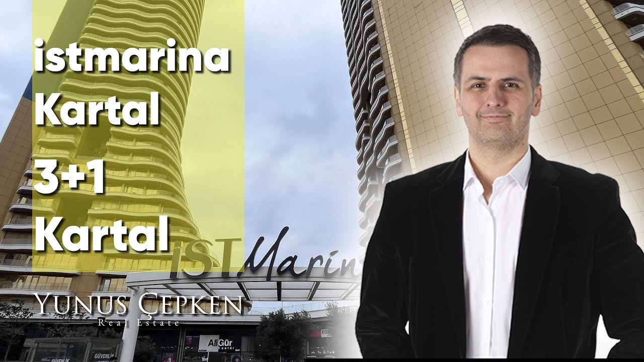 Istmarina Kartal Kiralık 3+1 Panoramik Deniz Manzaralı