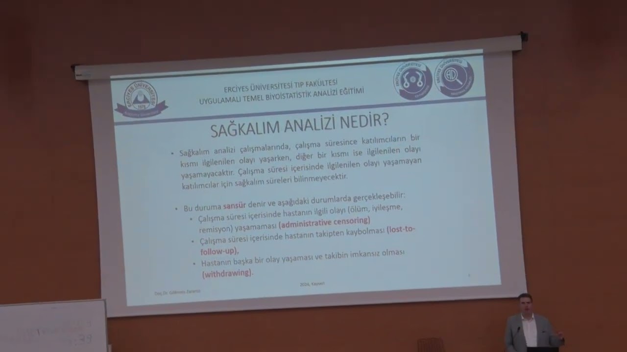 Uygulamalı Temel Biyoistatistik Eğitimi Sağkalım Analizi Güç Analizi (14 Şubat 2024)