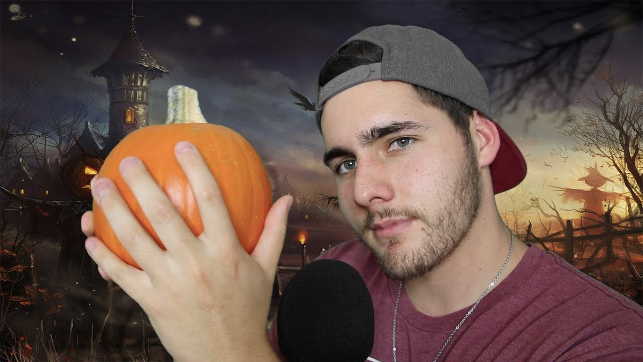ASMR - Binaural Pumpkin Tapping - Halloween Ramble - Ear-To-Ear